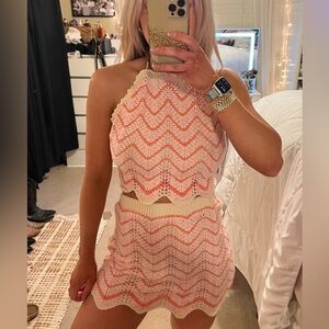 Freshman 1996 Halter Top & Mini Skirt Set